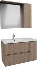 Grossman Мебель для ванной Юнит 80 подвесная кадена вуд – фотография-1